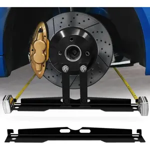 Upgraded Heavy-Duty Steel Wheel Alignment Tool Kit, Collapsible Toe Alignment Tool Plates for Car/Trucks/SUVs, Enhanced Compatibility 2 Tool Plate, 2 Tape Measures.