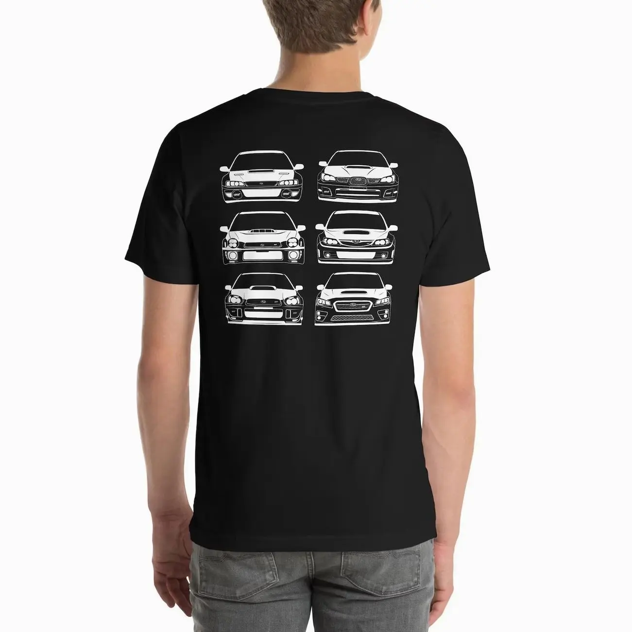 Subaru Wrx Sti Generations Unisex T-Shirt - Impreza Wrx Sti Eye JDM Shirt- Subaru Sti Enthusiast Tee Sweatshirt Hoodie, Gift for Car Lovers