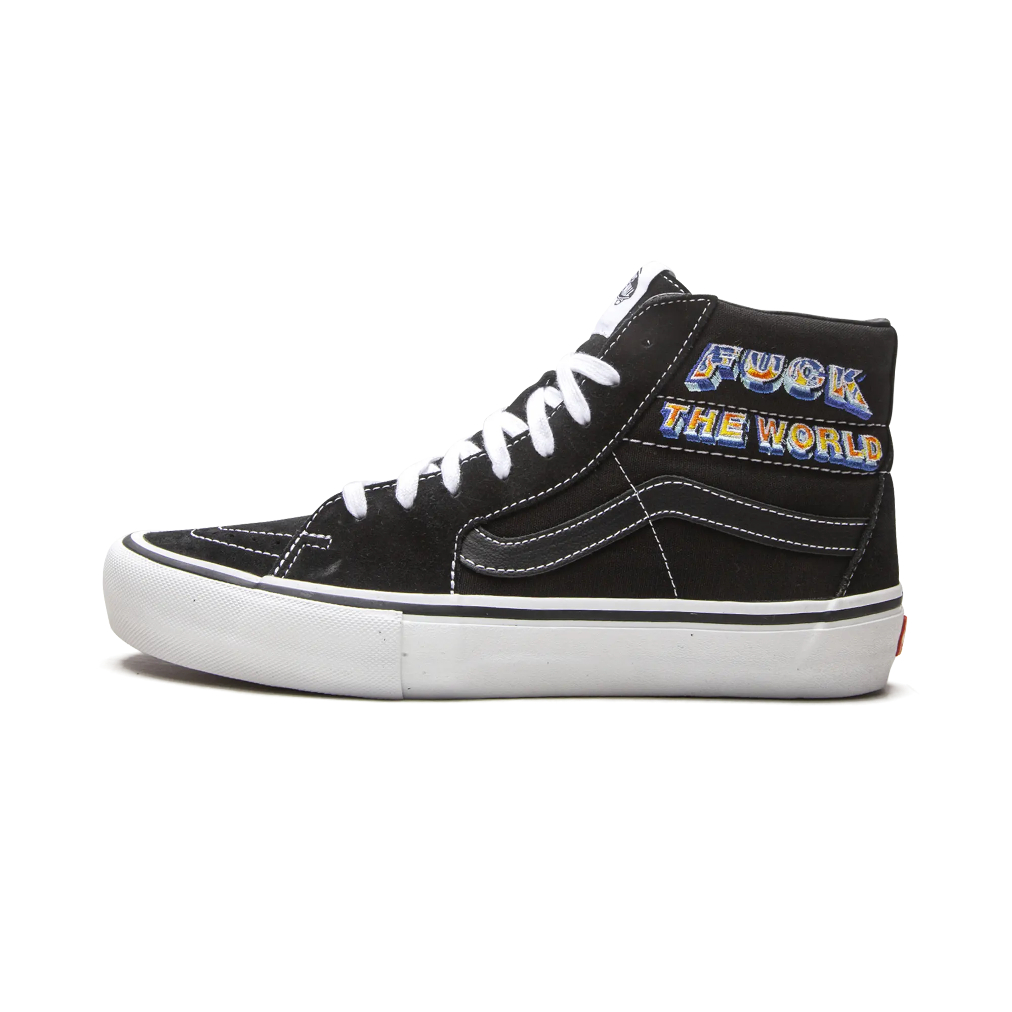 Sk8-Hi Pro "Supreme - F*ck The World - Black" VN0A45JDSY1