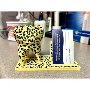 3D Printed tooth card holder, Christmas Gift, Stocking Stuffer, hygienist gift, dentist gift, dental office accessories, dental decor