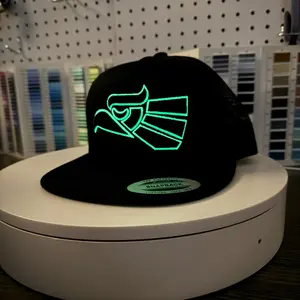 Made in Mexico Eagle 3D Puff Embroidery.