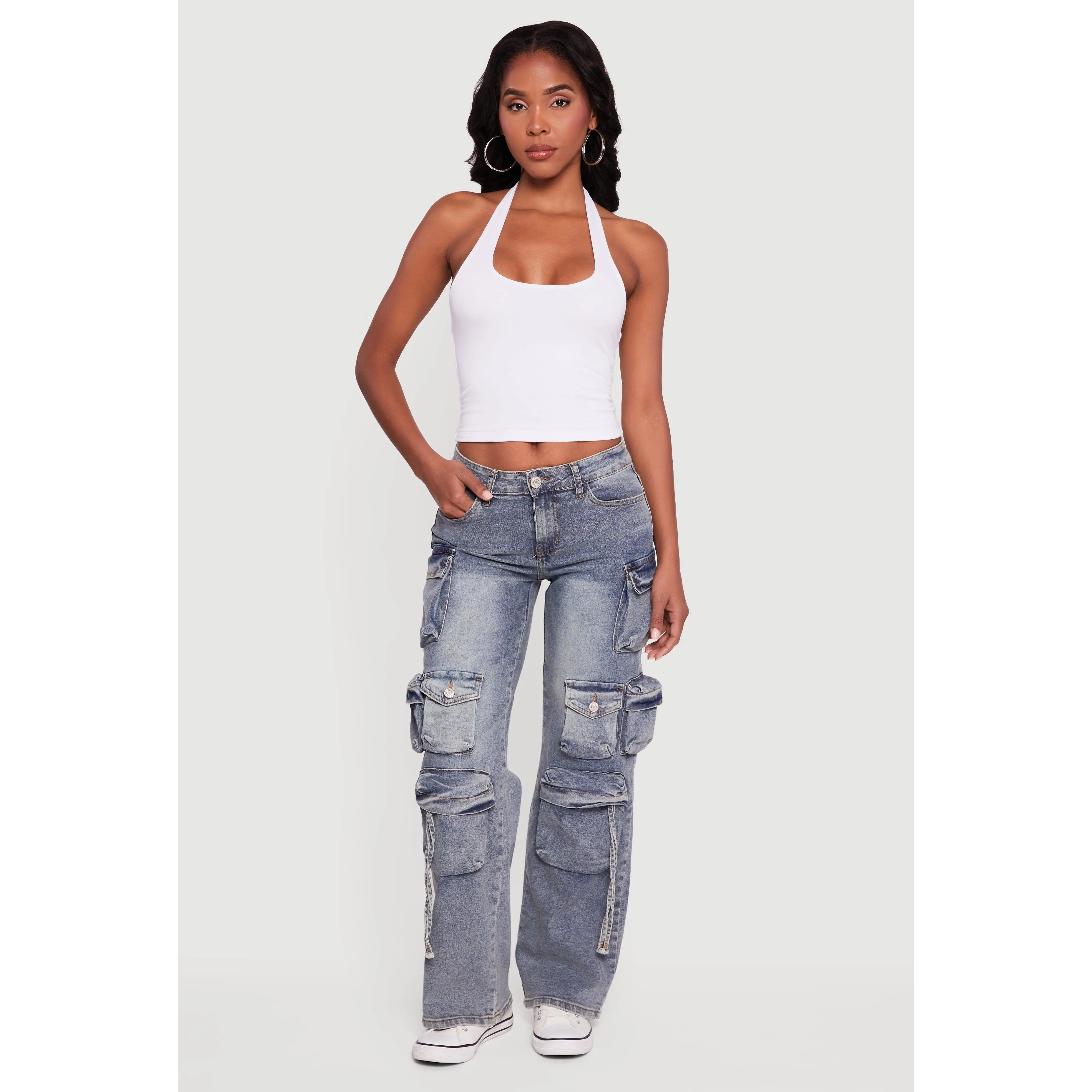 VIP Mineral Wash Utility Jeans