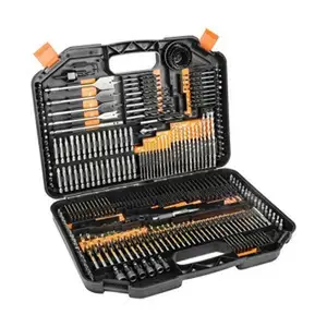 Drill Bit Set, 246-Pieces Drill Bits and Driver Set for Metal Cement Drilling and Screw Driving, Full Combo Kit Assorted in Plastic Carrying Case, ET-DBA-246