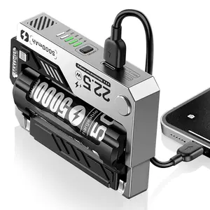 KUKIHO C+L Bidirectional Reverse Charging for Smartphones and Phones - Efficient Charging Method with 5000mAh Power Bank