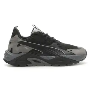 PUMA Mens Rs-Trck Slate Lace Up Sneakers Shoes Casual - Black
