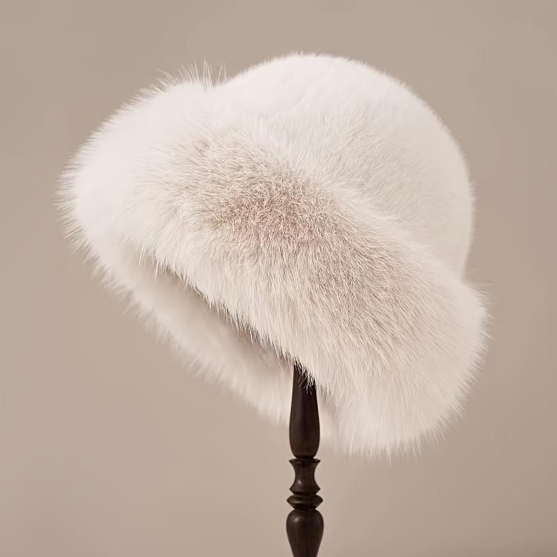 Women's Winter Woolly Beret Faux Fur Decorated Fashion Hat Warmth Protection Versatile Elegant Foldable Breathable One Size Fits Most Women's Winter Woolly Beret Faux Fur Decorated Fashion Hat Warmth Protection Versatile Elegant Foldable Breathable One Size Fits Most