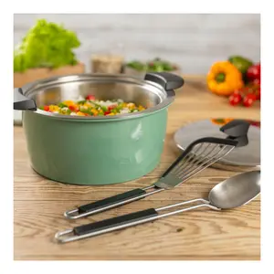 Kuhn Rikon HOTPAN Serving Casserole - Limited Edition Swiss Made Energy Saving 18/10 Stainless Steel Dishwasher Safe Cookware