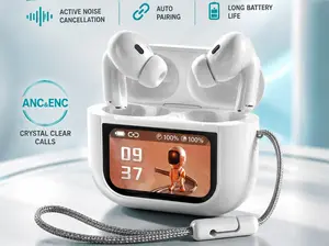 LED Display Bluetooth In-Ear Earbuds Headset Headphone Electronic Audio
