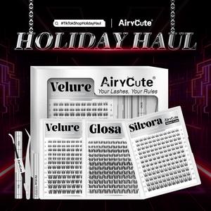 Say Goodbye to Clumpy Lashes | AiryCute Natural Style Collection | Velure, Silvora, Glosa | Natural Daily Style | Beginner-Friendly DIY Lashes | Flawless Trendy Must-Have Clusters