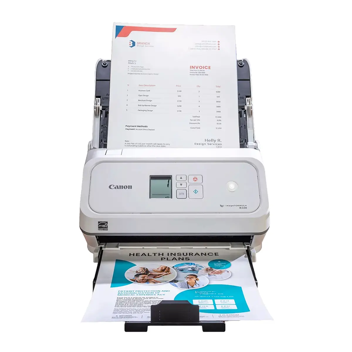 Canon imageFORMULA R40II Receipt Edition Office Document Scanner