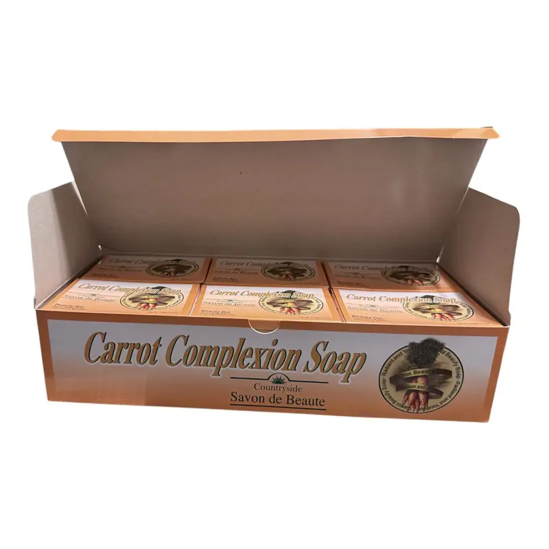 Carrot complexion soap pack of 12