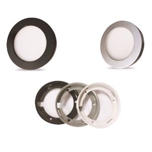 VST Under Cabinet Lighting Plug in with Wired Touch Dimmer Switch,Recessed or Surface Mount Design,Natural White 4000K 12V 2W(20W Total, 10 Pack Black) Puck Lights Fixtures