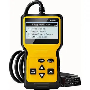 MP69033  OBD2 Scanner Code Reader Engine Fault Scanner CAN Diagnostic Scan Tool for  OBD II Protocol  Since 1996, Yellow