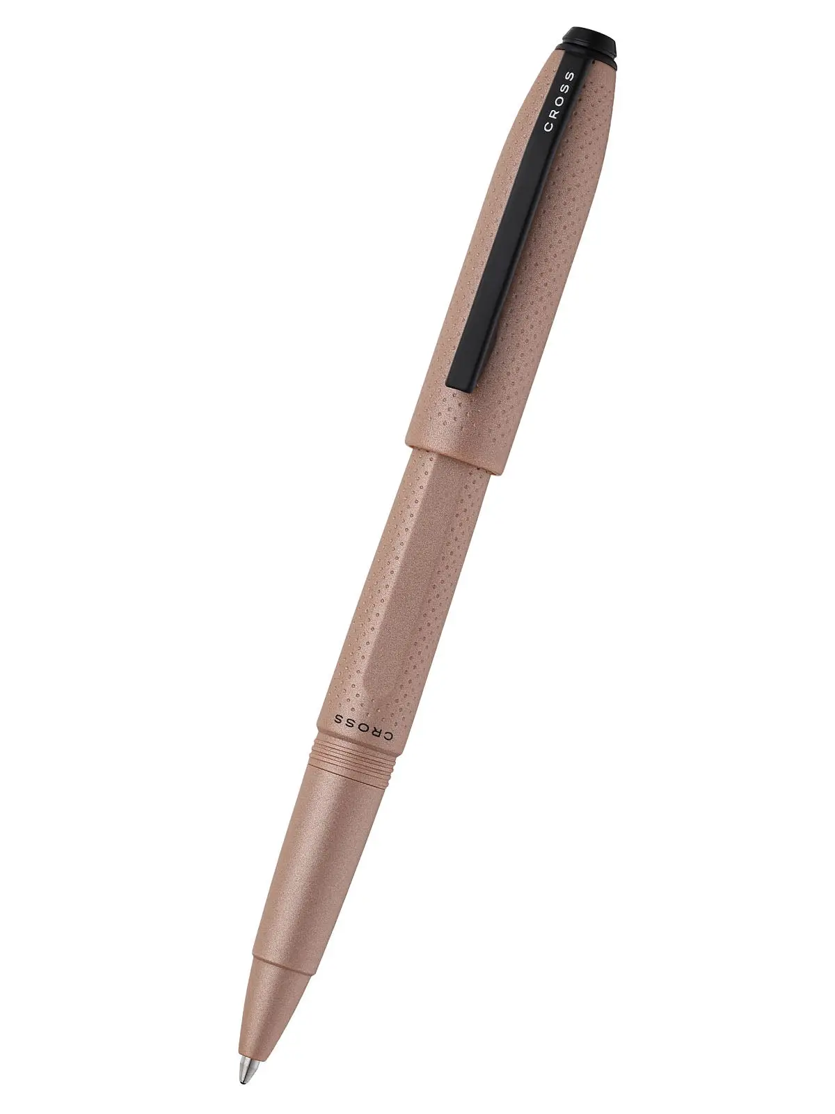 Prism Mocha Perforated Resin Rollerball Pen with Polished Accents, Confidence-Boosting Writing Tool, Includes Standard Box for Pens & Refills
