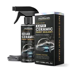 Homonth Automobile Gloss Coating Spray, Glass Rain And Water Repellent Lasting Anti-Fouling Clean Driving Vision