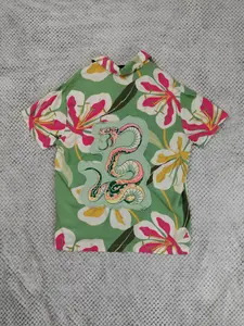 Sunshine Pop Upcycled Summer Shirt