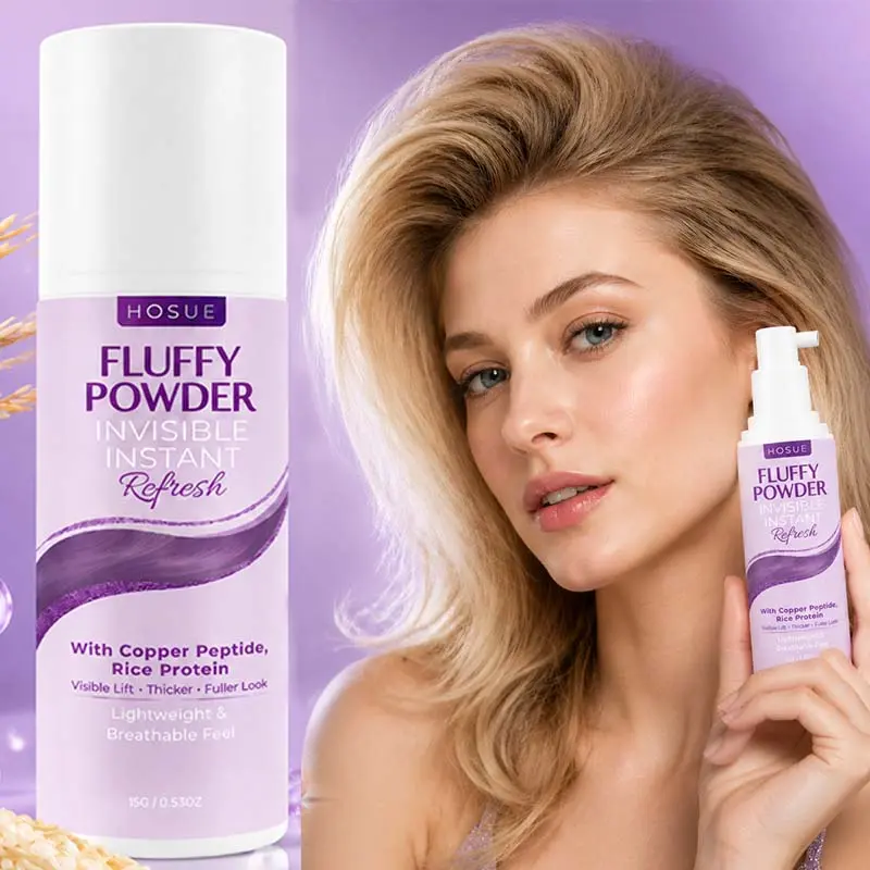 3 Sec Hair Volumizing Powder Spray, Oil-Control Refreshing Styling Powder for Fine Hair, Lightweight Non-Sticky Long-Lasting Volume & Strong Hold