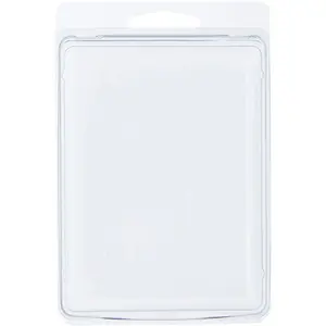 Collecting Warehouse Clear Plastic Clamshell Package / Storage Container, 4.1875" H x 3" W x 1.25" D