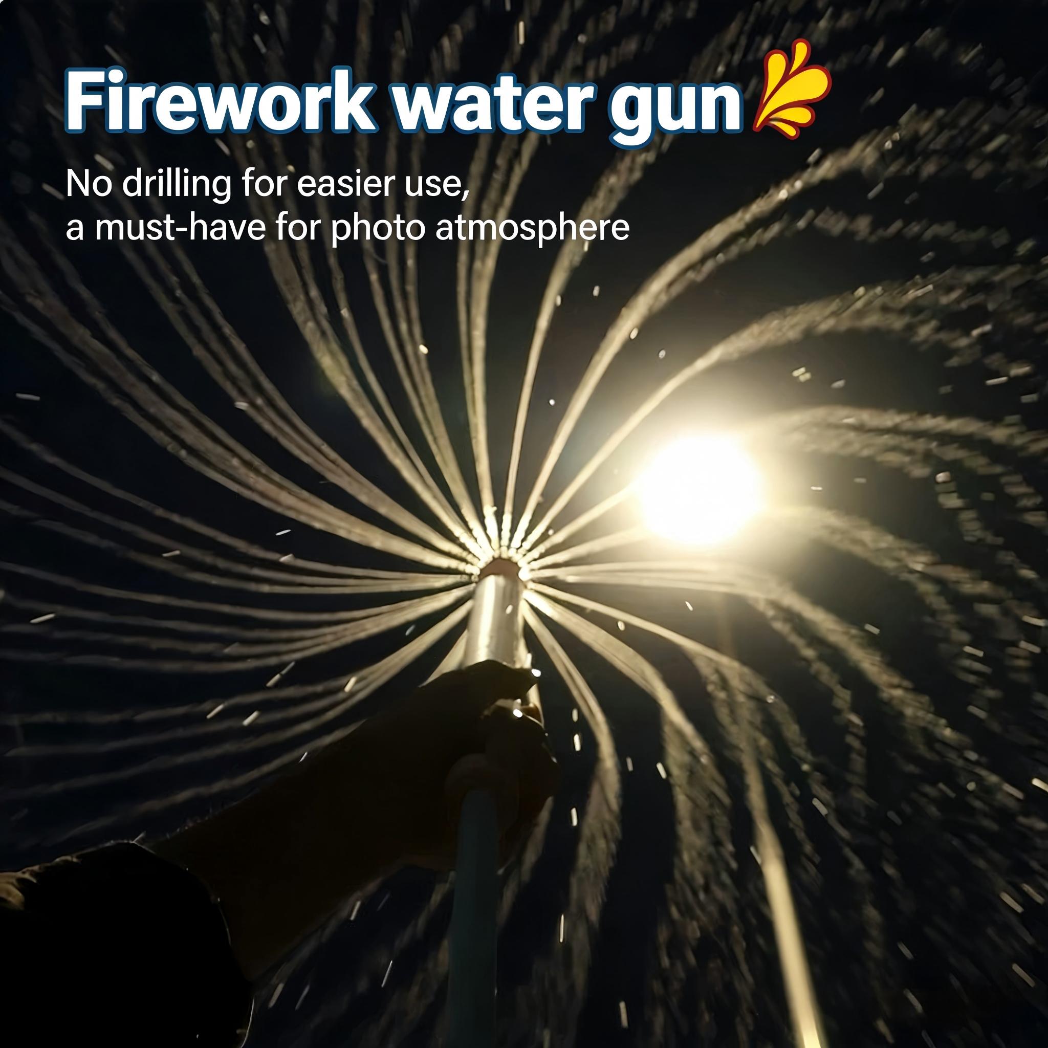 Firework-shaped water Blaster – the ultimate birthday gift for friends and kids,a must-have for pool parties,and the perfect choice for taking photos!