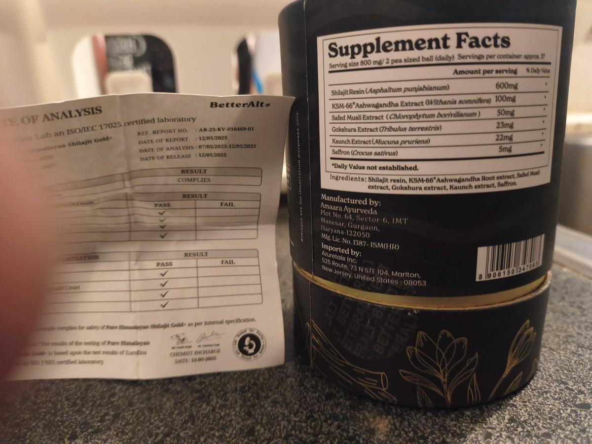 Item: Pack of 1 | GOLD+ Shilajit