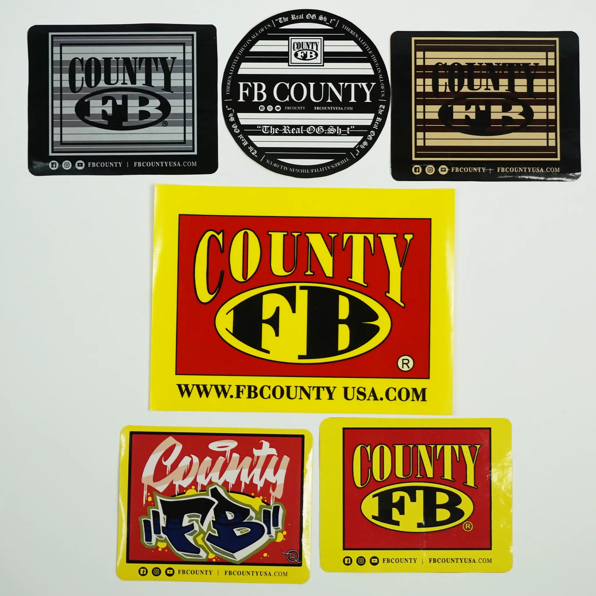 FB County Sticker Pack FB County Sticker Pack