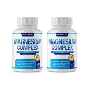 【Fast 24H Shipping】Premium Magnesium Complex 1000mg – 7-Form Elemental Magnesium Supplement for Optimal Absorption & Energy Support (90 Capsules)
