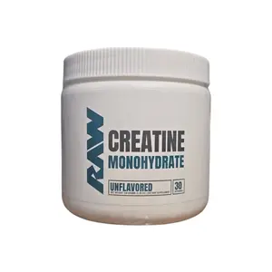 RAW Creatine Monohydrate Supplement for Enhanced Muscle Energy and ATP Production, 30 Servings - Dietary, Edible