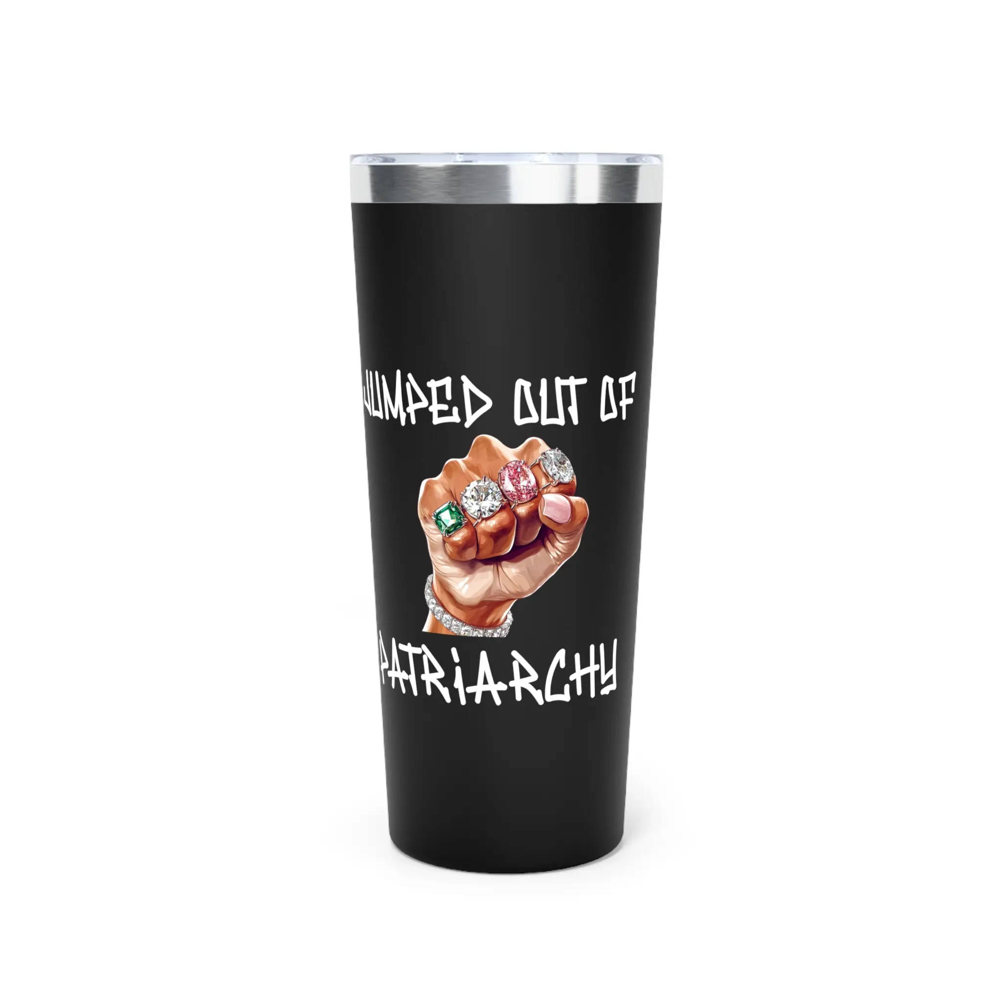 MOCHA 22oz Copper Vacuum Insulated Tumbler | Jumped Out of Patriarchy Tumbler