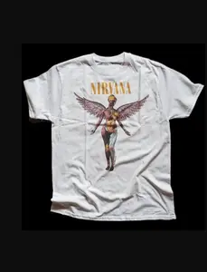 Nirvana In Utero T Shirt V2 Nirvana Classic T Shirt Kurt Kobain T Shirt Nirvana Nevermind T Shirt Music T Shirt Nirvana Album Menswear Top Underwear Man Streetwear Tshirt Crewneck T-Shirt Shortsleeve
