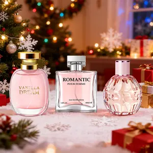 3PACK/300ML Women's Festive Fragrance Set | Berry Blossom Gourmand Scents with Creamy Notes Rose Accord | Christmas Celebration Perfume Trio | Special Occasion Gift Collection