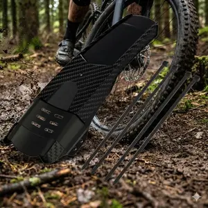 Universal Long Bike Fender Mudguard for Mountain Road Commuter Bicycle, No Installation Elastic Strap Fix Anti-Rust Shockproof Design for All Road Conditions Cycling Accessories