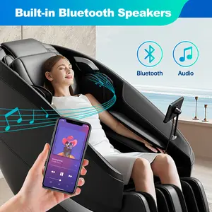 2024 Massage Chair Full Body, Shiatsu Massage Chair Recliner with Airbag Massage, LCD Touch Screen, Lower Back and Calf Heating, Customizable Features and Zero Gravity Modes