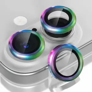 2 Pack Camera Lens Protector for  16/ 16 Plus, 9H Tempered Glass, Scratch Resistant, Case Friendly, Individual Camera Screen Protector Accessories