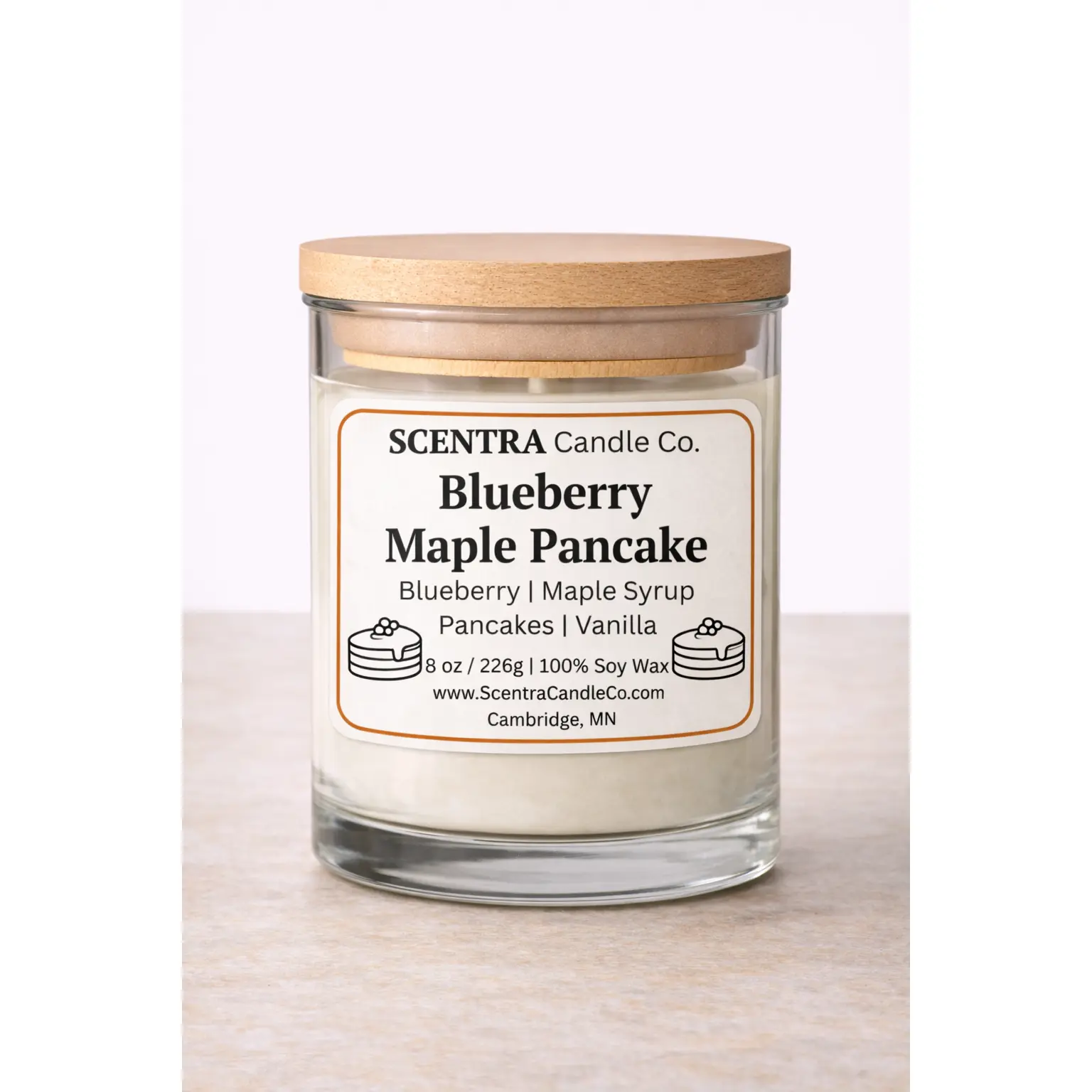Blueberry Maple Pancake Candle