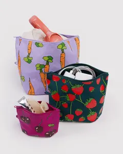 BAGGU- Go Pouch Set- Carrots and Berries