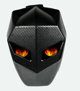 Rider Hard Case bag, Riding Backpack, LED Motorcycle Backpack, DIY Motorbike Luggage Laptop Bag Waterproof, Large Size 19inch full space