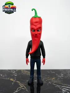 CHILIPINO-Freefall Studio AI Fruit Drama Produce Posse 3D-Printed Characters for TikTok Shop Exclusive