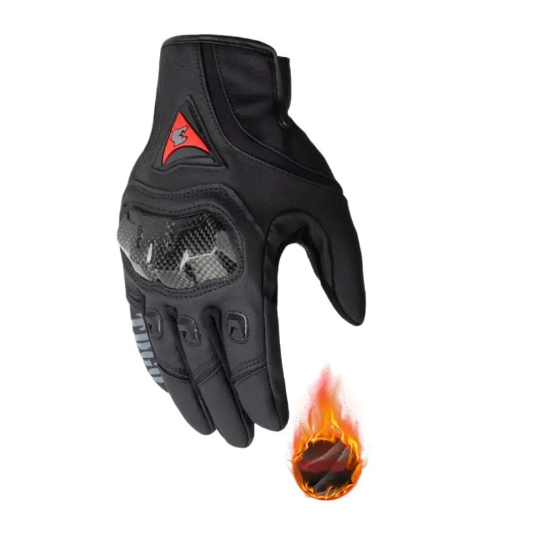 Stormproof Windproof Insulated Leather Gloves |     Men’s Vintage Cruiser Winter Motorcycle Gear Protective Gear