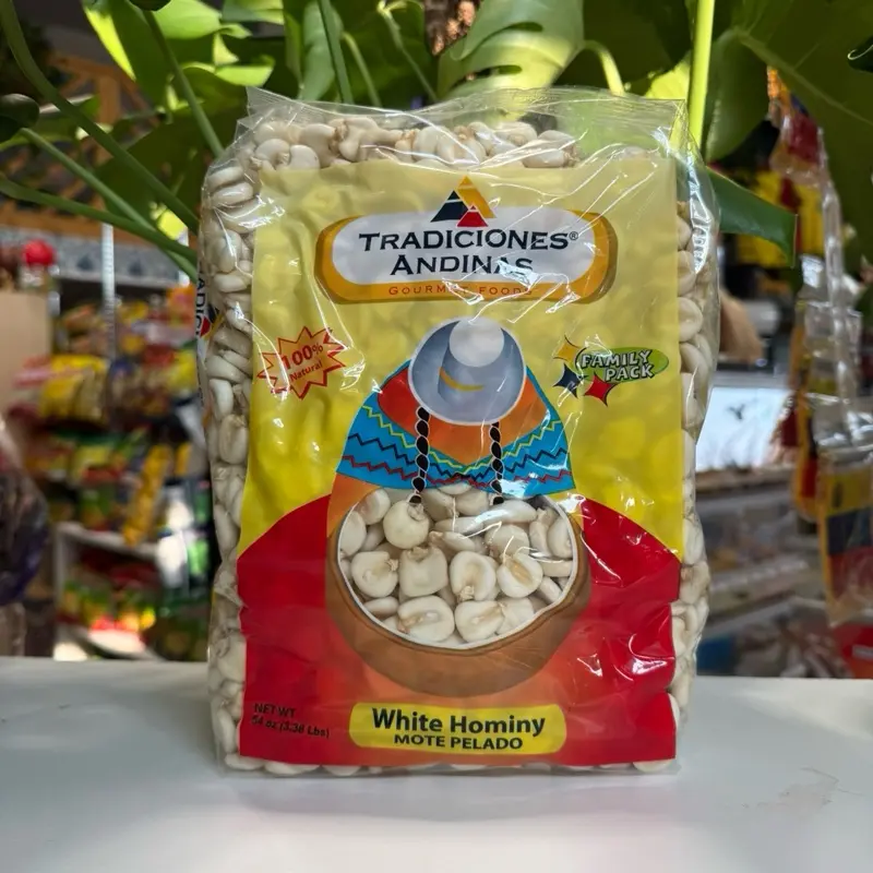 Tradiciones Andinas Mote Pelado seco  54oz ( white Hominy