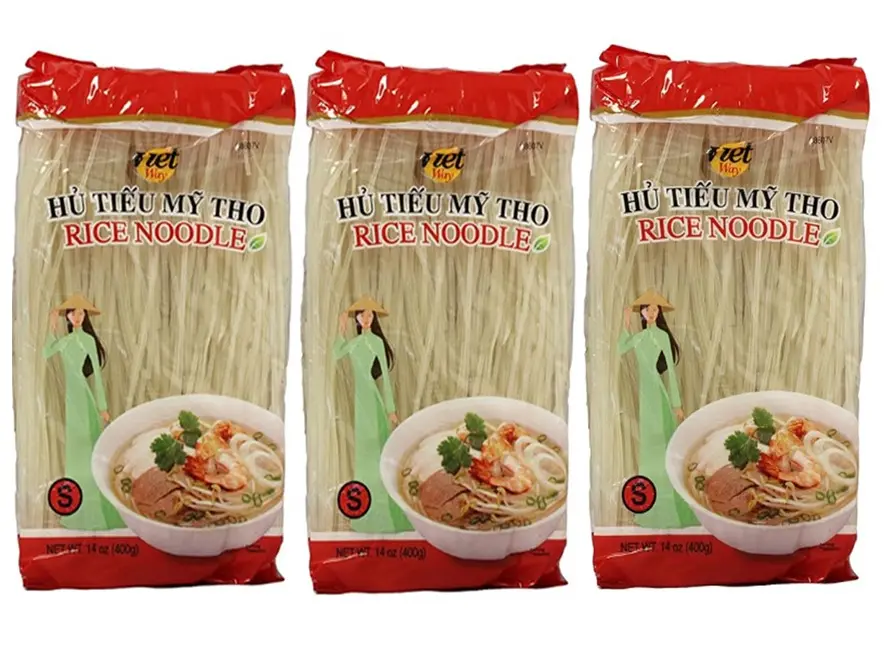 Maadan Premium Rice Noodle Small - 3 Packs | Gluten-Free & Non-GMO, Banh Pho (14oz*3)