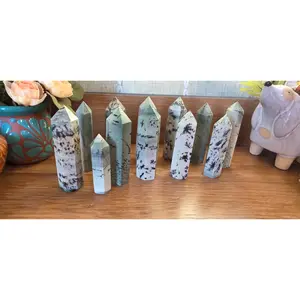 Dendritic Sage Jasper Tree Tower