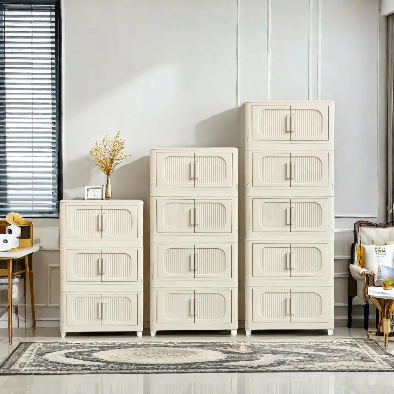Collapsible Storage Cabinet with Wheels dresser 4  drawer  dresser