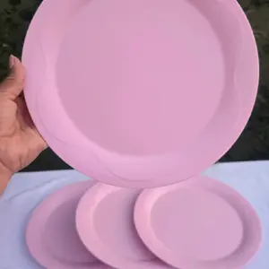 Set de platos (4) para cena en dos colores disponibles