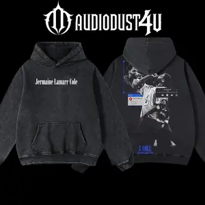 AudioDust4U J. Cole V2.0 Men's Hoodies & T-shirts - 100% Premium Cotton Fabric, Seamless Oversized Pre-Washed Classic Menswear Tops, Love-Infused
