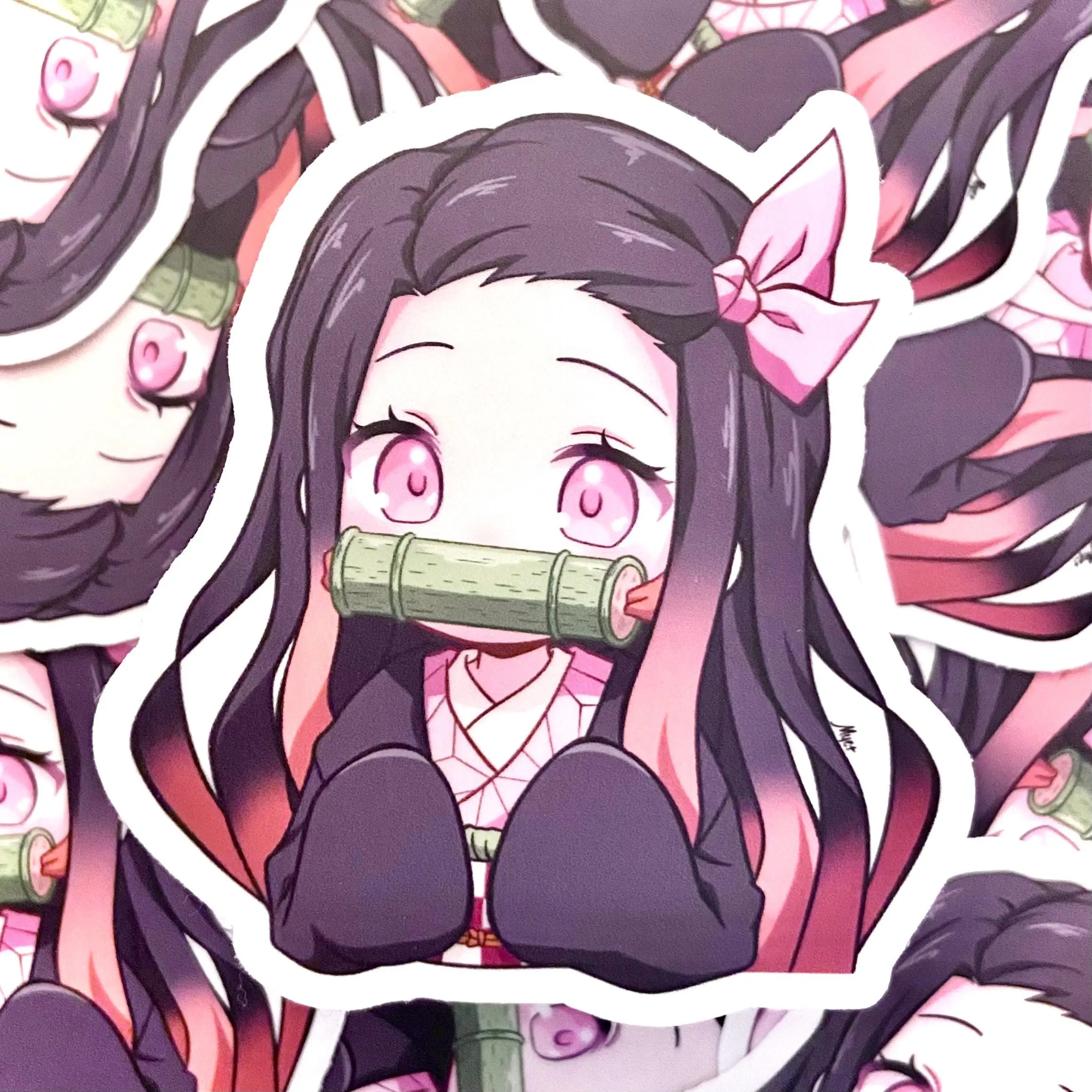 Cute Nezuko Vinyl Sticker Waterproof