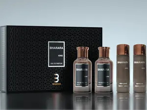 Bharara King Bath & Body Eau De Parfum 4 Pc Gift Set For Men