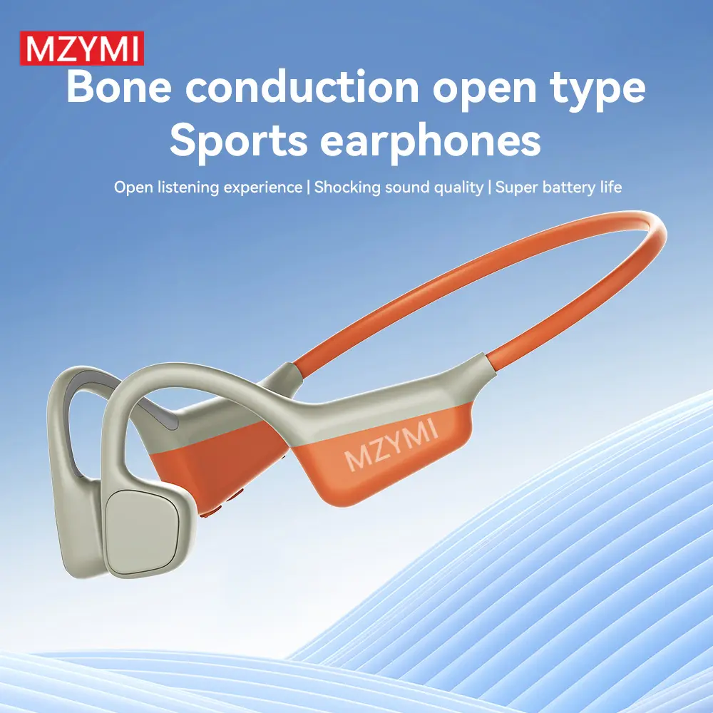 Bone Conduction Headphones, Wireless  5.4 Open Ear Headphones,with Mic,15H Playtime,IPX6 Waterproof Sports Headset,for Running,Cycling,Workouts, Outdoor Sports