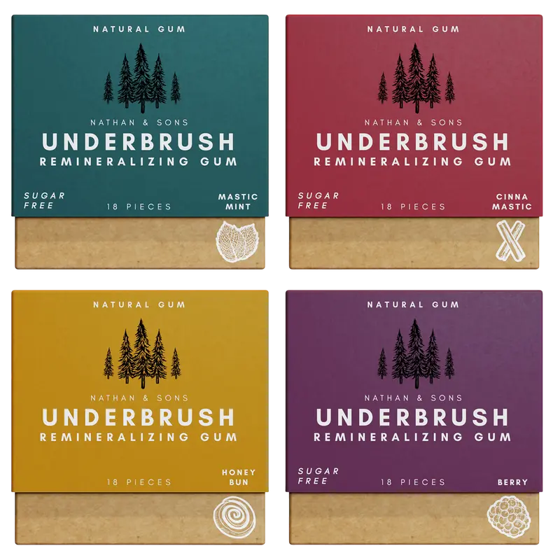 Remineralizing Gum Oral Care Product Oral Brightening