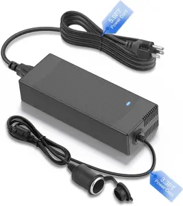 Upgrade AC to DC Converter AC 100V~240V 50/60Hz to 12V 12.5A 150W Cigarette Lighter Adapter to Wall Plug AC to DC Adapter 12 Volt Power Supply for Car Frige Inflator Vacuum Cleaner Cooler