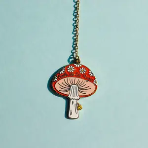 Mushroom Bookmark Charm